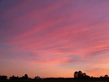 fairfield, maine sunset, fairfield, sky, maine, sunset HD wallpaper