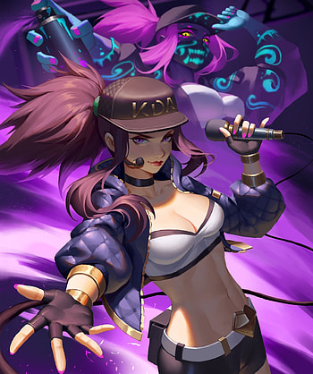 Akali, League of Legends, online game, art HD phone wallpaper