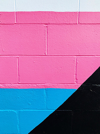 Pink, Multicolored, Motley, Texture, Textures, Paint, Wall, Brick HD phone wallpaper