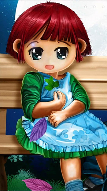 Couple Cartoon, Cute Girl, Cute Boy HD phone wallpaper