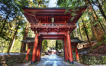 Temple Gate In Japan 16:9 16:10 : High Definition HD wallpaper