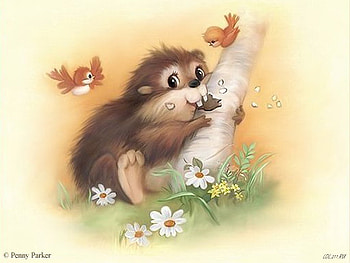 Rodent (by Penny Parker), animal, penny parker, rodent, trunk HD wallpaper
