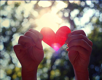 paper heart, heart, paper, love, red HD wallpaper