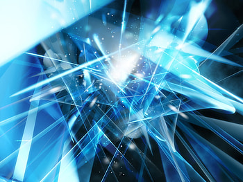 Determination, 3d and cg, blue, abstract HD wallpaper