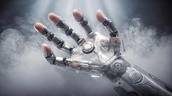 Robotic Hand — Cybernetic Grip HD wallpaper