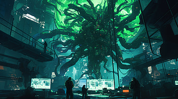 Alien Sci-Fi Laboratory: A Stunning Ultra, Sci Fi, alien, fantasy, technology HD wallpaper