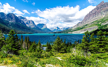 Landscape, Mountains, Lakes HD wallpaper