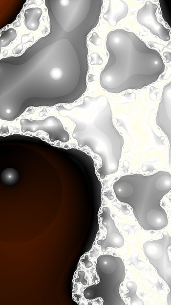 Trippy Psychedelic Fractal, trippy, psychedelic, aesthetic, white, red, Abstract, fractal HD phone wallpaper
