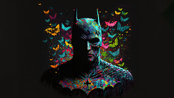 Batman And Butterflies, batman, superheroes, artist, artwork, digital-art, deviantart HD wallpaper