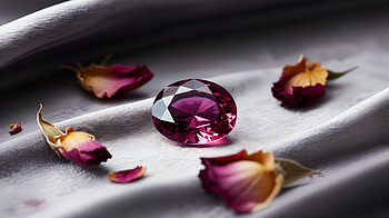 Crimson Ruby on Silk — Ultra, ruby, gemstone HD wallpaper