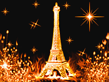 Art, Stars, Architecture, Eiffel Tower HD wallpaper