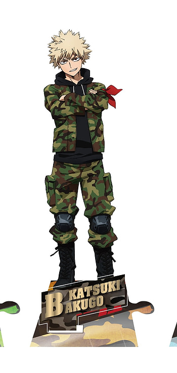 Katsuki Bakugou Blitz - MHA Camouflage , Katsuki Bakugou, Anime, My Hero Academia HD phone wallpaper