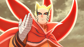 Naruto Uzumaki hand up Baryon Mode Anime Ultra , Naruto Barron Mode HD wallpaper