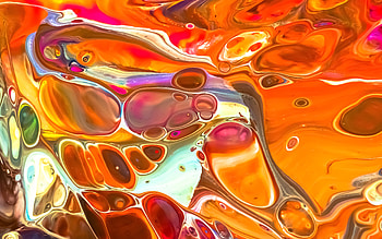 Bubbles, design, art, liquid HD wallpaper