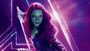 Gamora, Zoe Saldana, Avengers Endgame, Nebula HD wallpaper