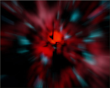 Blue & Red - Big Bang, blue, abstract, textures, red HD wallpaper