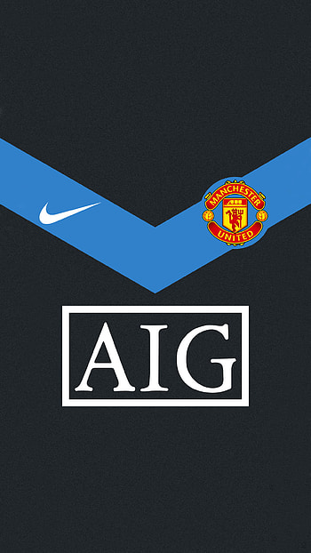 Manchester United AIG away 02.png HD phone wallpaper