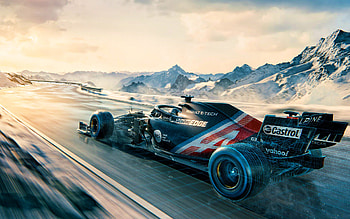 Alpine A521, highway, 2021 F1 cars, Formula 1, sportscars, Alpine F1 Team, new A521, F1, Alpine 2021, F1 cars HD wallpaper