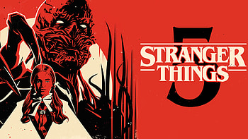 Stranger Things 5 - | Upside Down Rising | Retro Horror Poster, Vecna HD wallpaper