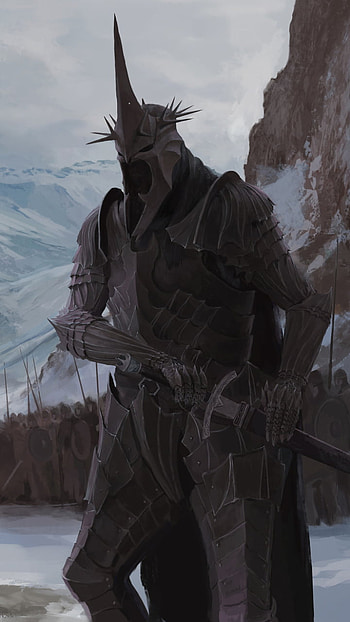 The Witch-king from Angmar, armor, fantasy, The Lord Of The Rings HD phone wallpaper