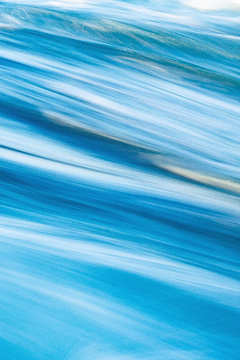 Long exposure, blue sea, blur HD phone wallpaper