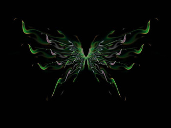 If a Peacock Had Butterfly Wings, black, dark, neon, darkness, butterfly, 3d, abstract, light, peacock HD wallpaper