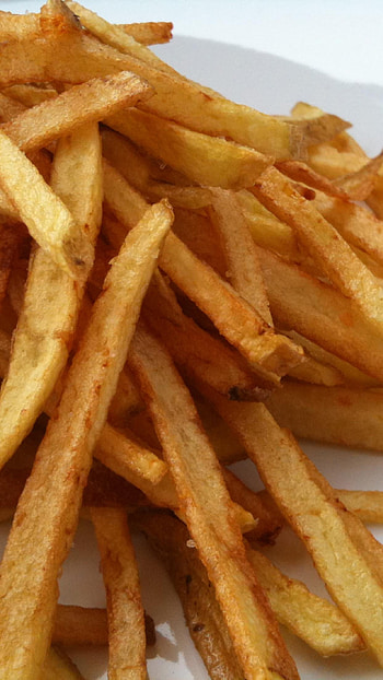 Crispy golden fries, Fast-food classic, Savory snack, Fried potatoes HD phone wallpaper