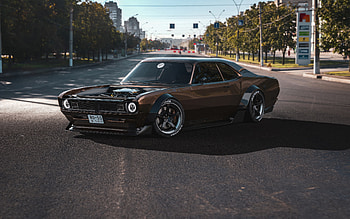 1971 Dodge Demon Restomod, dodge, classic-cars, cars, artist, artwork, digital-art, artstation HD wallpaper