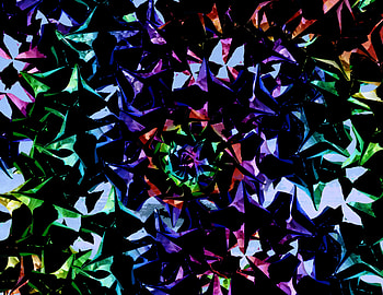 Abstract, Multicolored, Motley, Kaleidoscope, Fragments HD wallpaper