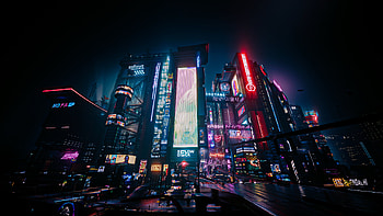 Night City (Cyberpunk 2077), Night City (Cyberpunk 2077), Cyberpunk 2077, Cyberpunk 2077: Phantom Liberty, cyberpunk, cyberpunk cityscape HD wallpaper