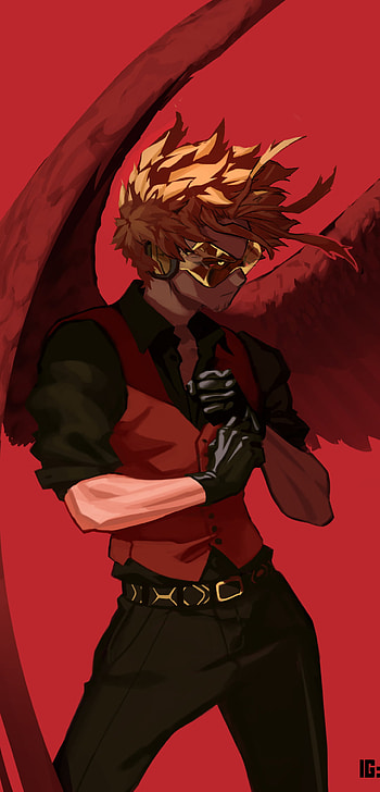 Hawks - Crimson Wings (My Hero Academia) | Scarlet Flight - My Hero Academia Hawks, Hawks (Boku No Hero Academia), Anime, My Hero Academia HD phone wallpaper