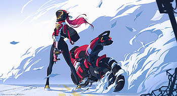 Biker Girl , biker, artist, artwork, digital-art, artstation HD wallpaper