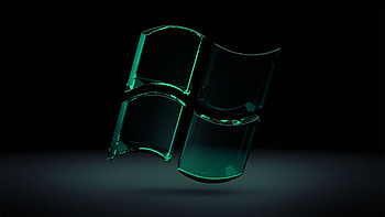 Preview windows, green, black, glass HD wallpaper