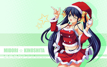 Anime Christmas Girl 398099 ... HD wallpaper