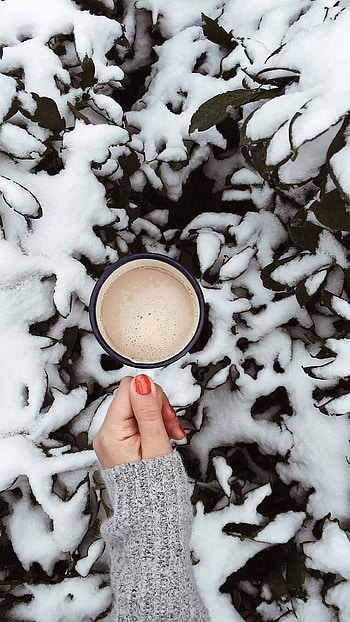 Winter Aesthetic, Hot Coffee HD phone wallpaper