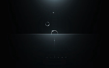 Shine, Dark, Glare, Circles, Light, Minimalism, Intuition HD wallpaper