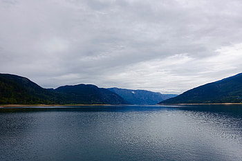 Nature, Sky, Mountains, Clouds, Lake HD wallpaper
