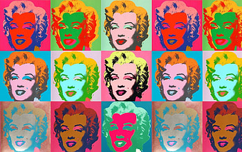 Warhol Marilyn Monroe 2, marilyn monroe, art, warhol, sixties, pop art HD wallpaper