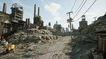 RoboCop Rogue City - Industrial Dystopia, video game, RoboCop: Rogue City HD wallpaper