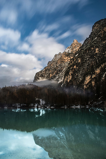 Landscape, Nature, Italy, Mountain, Lake, Fog, Lake Braies, Lake Bries HD phone wallpaper