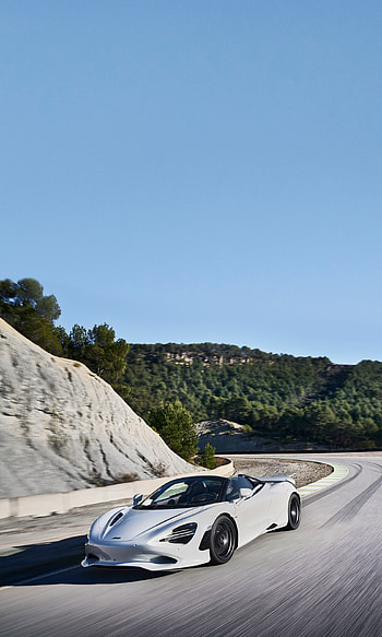 2024 McLaren 750S Spider, vehicle, McLaren 750S HD phone wallpaper