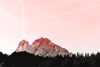Dolomites Sky Trees Mountains , mountains, sky, trees, nature HD wallpaper