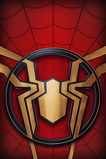 Spiderman, red, ceiling HD phone wallpaper