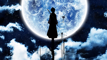 Anime, Moon HD wallpaper
