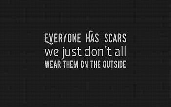 Scars Quote Typography , typography, inspiration, msg, comments HD wallpaper