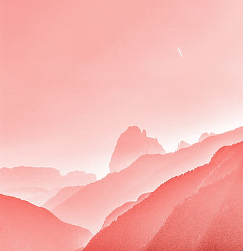 Horizon, sunset, mountains, minimal HD phone wallpaper