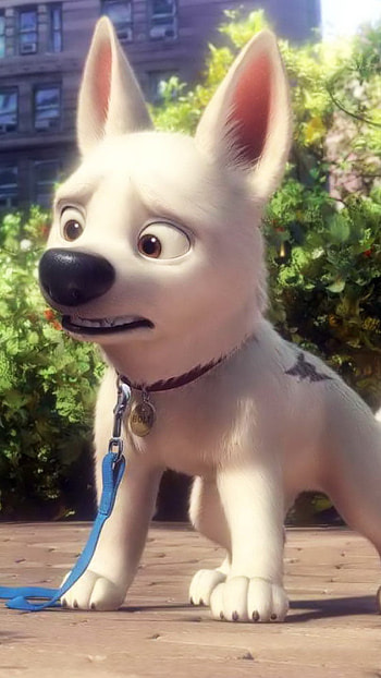 Cartoon Dog, Bolt Dog, Disney HD phone wallpaper