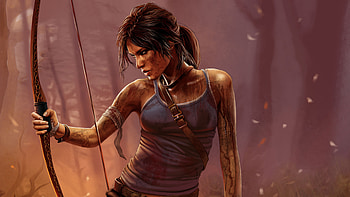 Tomb Raider Lara Croft Art , lara-croft, tomb-raider, artwork, games HD wallpaper