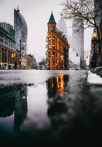 Architecture, Cities, City, Building, Street, Toronto HD phone wallpaper