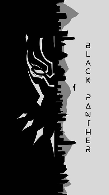 Black Panther Minimal Poster. Black panther marvel, Marvel, Minimalist Black Panther HD phone wallpaper